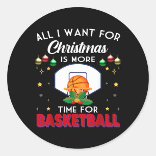 Adesivo Tudo Que Quero No Natal É Mais Tempo Para Beisebol