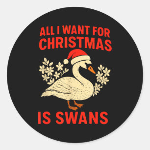 Adesivo Tudo Que Quero No Natal É Swans Ugly Xmas Sweate