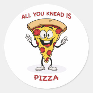 Adesivo Tudo que você ajoelhou é pizza