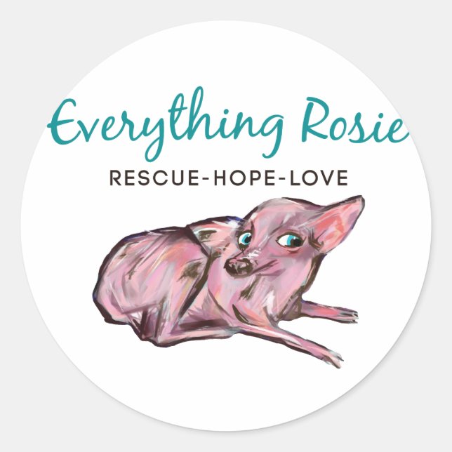 Adesivo Tudo Rosie Stickers (Frente)