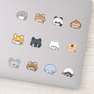 Adesivo Tudo são animais bonitos