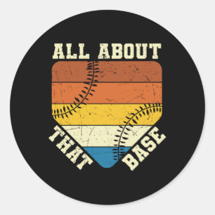 Adesivo Tudo Sobre Essa Base Baseball belo design