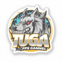 TUGA Wolf Gaming Logo Esports Style