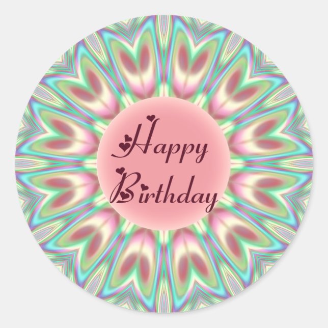 Adesivo Tulip caleidoscópio (Frente)