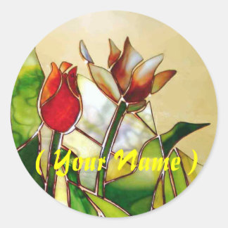 Adesivo Tulip Happy Name Art Stickers
