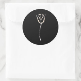 Adesivo Tulipa - Ilustração Elegante