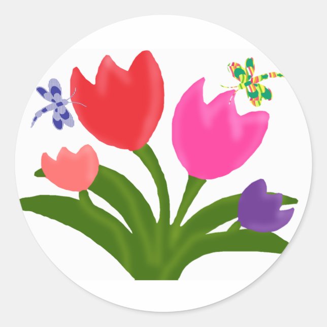 Adesivo Tulipas (Frente)
