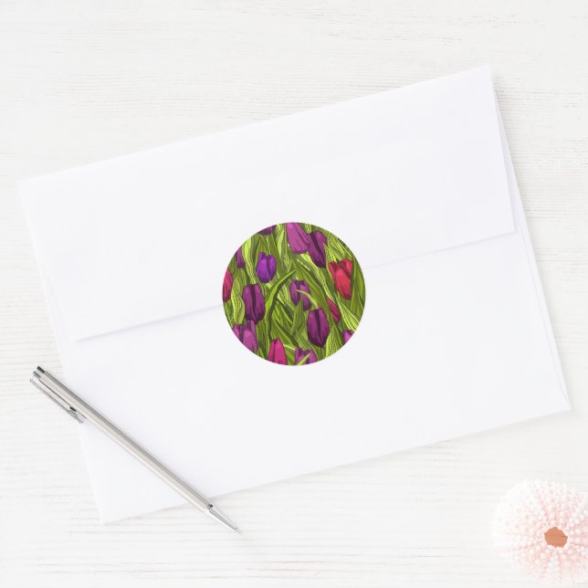 Adesivo Tulipas (Envelope)