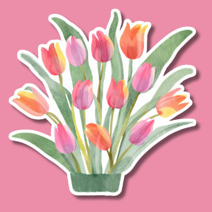 Adesivo Tulipas de Água Potáveis