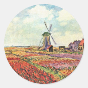 Adesivo Tulipas de Holland por Claude Monet