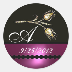 Adesivo TULIPS de DIAMONA PRETOS MONOGRAMA DE PINCO BRANCO