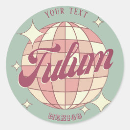 Adesivo Tulum Mexico Retro Promotion decoration