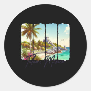 Adesivo Tulum México Viagem Encontro-se Comigo Em Tulum Le