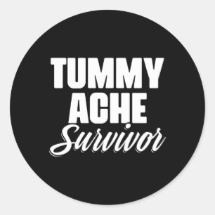 Adesivo Tummy Ache Survivor Tummy Ache Stomach Ache