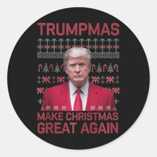 Adesivo Tumpmas engraçados fazem Excelente de Natal novame