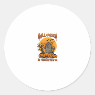 Adesivo Túmulo de Halloween para Doce ou Travessura Mãos d