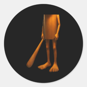 Adesivo Tung Tung Sahur Itália Brainrot Halloween Co