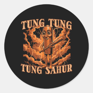 Adesivo Tung Tung Sahur Tacos de Beisebol Relâmpago Meme M