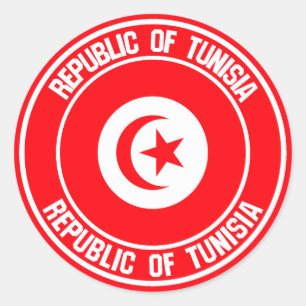 Adesivo Tunisia Round Emblem