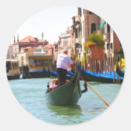 Adesivo Turismo de Gondola Veneza Itália