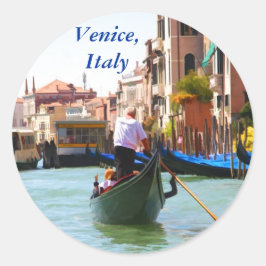 Adesivo Turismo de Gondola Veneza Itália