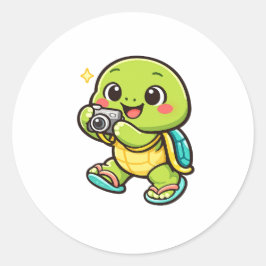 Adesivo Turista com Câmera