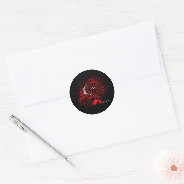 Adesivo Turkey flag (Envelope)