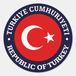 Adesivo Turkiye Cumhuriyeti