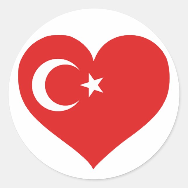 Adesivo Turkiye Love (Frente)