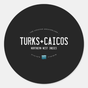 Adesivo Turks E Caicos Beach Waves