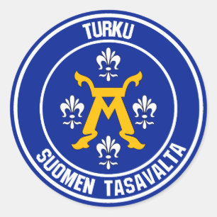 Adesivo Turku Round Emblem