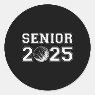 Adesivo Turma De 2025 Golfe Sênior Golfe Formatura Graduad