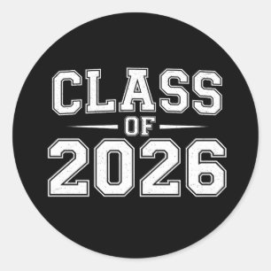 Adesivo Turma De 2026 Graduação Graduado Retro Vintage