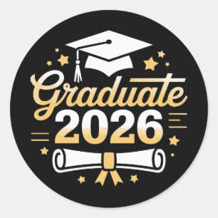 Adesivo Turma De 2026 Graduada Formatura 26 Família Orgulh
