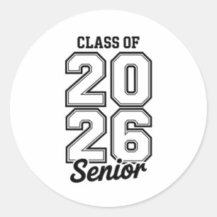 Adesivo Turma De 2026 Senior 26 Graduação Graduado