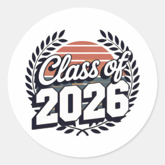 Adesivo Turma de 2026 Sênior de Volta às Aulas