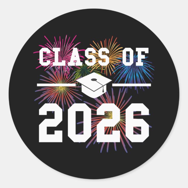 Adesivo Turma De 2026 Último Ano (Frente)