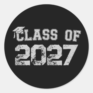 Adesivo Turma De 2027 Graduação De Veterano 2026 Graduado