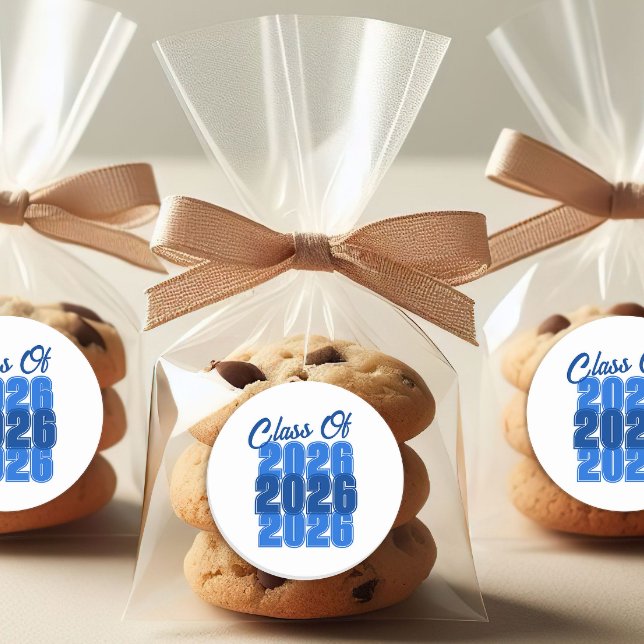 Adesivo Turma de Formatura Azul (Class of Graduation Sticker)