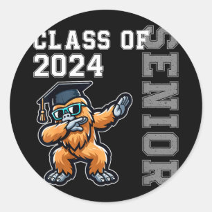 Adesivo Turma de formatura de 2024 bigfoot colégio ensino