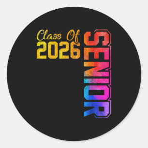 Adesivo Turma de formatura de 2026 se forma no ensino médi