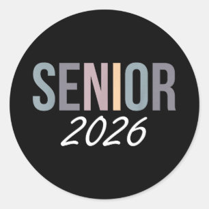 Adesivo Turma de formatura de 2026 veterano 2026 ensino mé