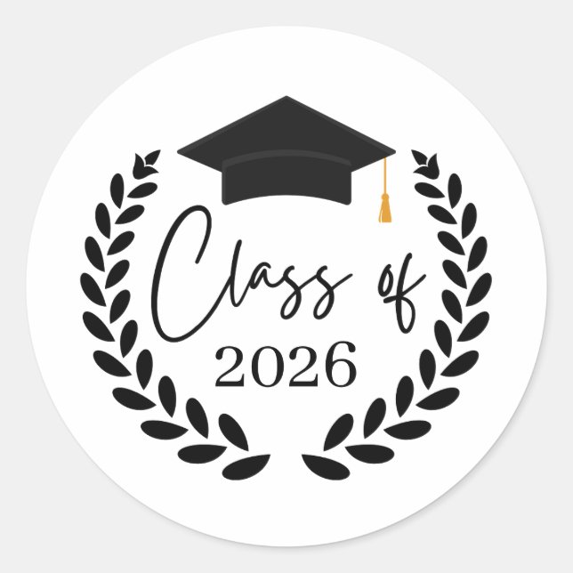 Adesivo Turma de Graduados de 2026 (Frente)
