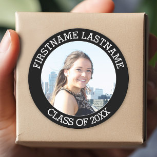 Adesivo Turma de Graduados de - Foto e Nome Moderno
