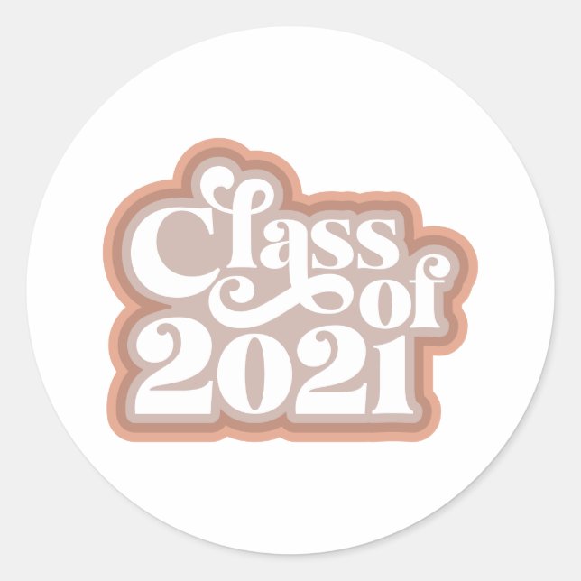 Adesivo Turma Retro Moderna De 2021 (Frente)