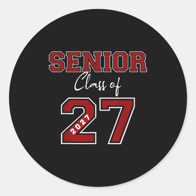Adesivo Turma Senior 2027 Jersey Marrom (Frente)