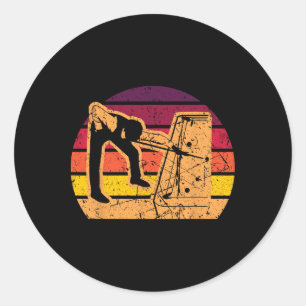 Adesivo Turnê De Jogadores De Piscina Do Retro Vintage Bil