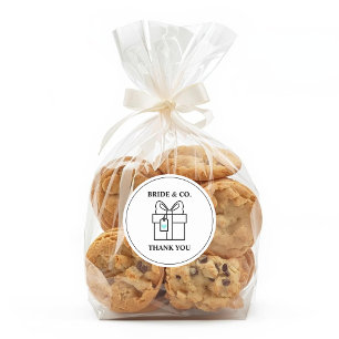 Adesivo Turquesa Chá de panela Bride & Co.