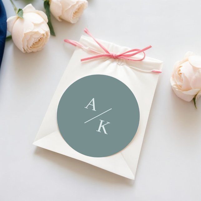 Adesivo Turquesa Floral Elegante/Teal (Criador carregado)