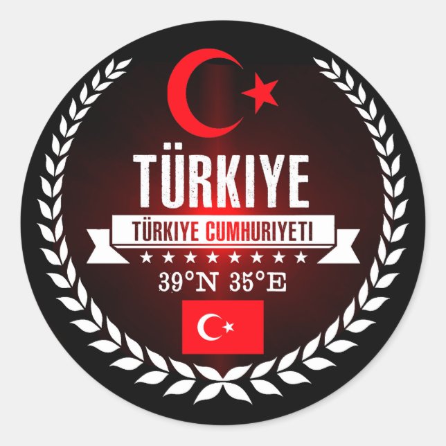 Adesivo Turquia (Frente)